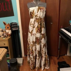 New York & company Halter maxi dress